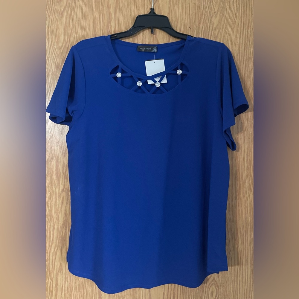 Blue women’s blouse size L